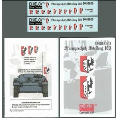 1/48 Sturmgeschutz Abteilung 189 Decals