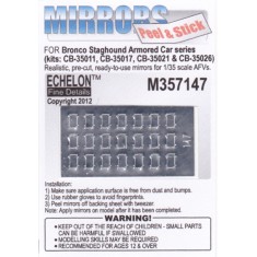 1/35 Staghound AC series Mirrors (Bronco) (Adhesive) 