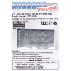 1/35 Buffalo 6X6 MPCV 2004-2006 Prod Mirrors (Bronco) (Adhesive) 
