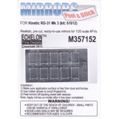1/35 RG-31 Mirrors for Kinetic kit (Adhesive)