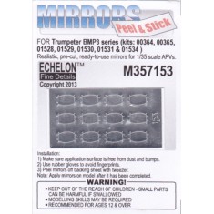1/35 BMP-3 Mirrors for Trumpeter kit (Adhesive)