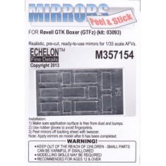 1/35 GTK Boxer (GTFz) Mirrors for Revell kit (Adhesive)