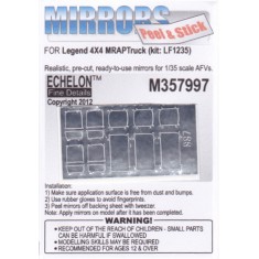 1/35 4X4 MRAP Truck Mirrors (Legend) (Adhesive) 
