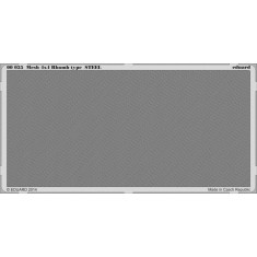 Metal Mesh 4x4 Rhomb Type (Steel, 1 photo-etched sheet)
