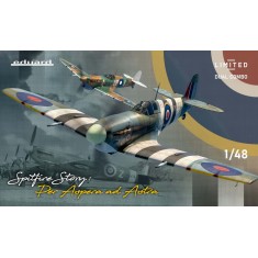 1/48 SPITFIRE STORY: WWII British Per Aspera ad Astra Spitfire Mk.Vc (duo) [Limited Edition]