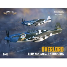 1/48 Overlord: D-Day Mustangs - US/British P-51B, June 1944 (Dual Combo)