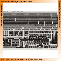 1/700 German Battleship Bismarck Detail-Up Set for Revell #5098 kit