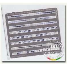 Colour PE self-adhesive for 1/700 WWII Kriegsmarine Figures