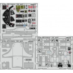 1/24 Grumman F6F-5 Hellcat Interior Detail Set for Airfix kits