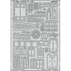 1/35 Junkers Ju 87G-1/2 Detail set (photo-etched) for Border Model kits