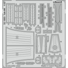 1/32 Yakovlev Yak-9K Detail set for ICM kits