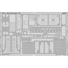 1/32 North American Aviation T-28C Undercarriage PE Detail set for Kitty Hawk kits