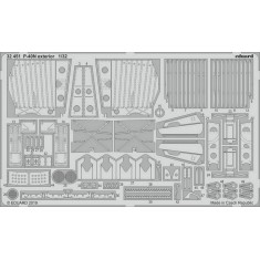1/32 Curtiss P-40N Warhawk Exterior Detail Set for Trumpeter kits