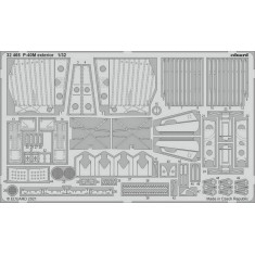 1/32 Curtiss P-40M Warhawk Exterior Detail Set for Trumpeter kits