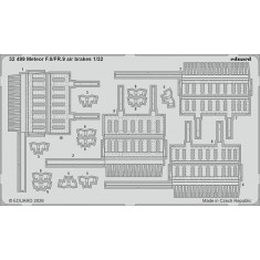 1/32 Meteor F.8/Fr.9 Air Brakes PE set for Revell kits