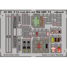 Colour Photoetch for 1/32 Grumman F-14A Tomcat Ejection Seat for Tamiya kit