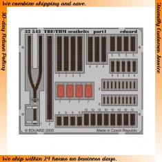 Colour Photoetch for 1/32 Grumman TBF/TBM Avenger Seatbelts for Trumpeter kit