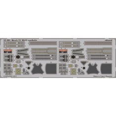 Colour Photo-etched Set for 1/32 Bae Hawk T1 Mk.53 Seatbelts for Revell kit