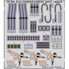 1/32 Westland Lynx Mk.88 Photo-Etched Seatbelts Set for Revell kit (2 PE Sheets)