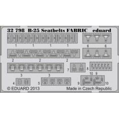 1/32 North-American B-25J Mitchell Seatbelts for Hong Kong Models kits