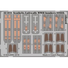 1/32 WWII Luftwaffe Bombers Seatbelts (Steel, 1 Photo-Etched Sheet)