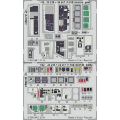 1/32 McDonnell Douglas F-15E Strike Eagle Interior Detail Set for Tamiya