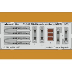 1/32 Bell AH-1G Cobra Early Seatbelts Photo-etched set for ICM kits