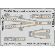 1/32 Sea Hurricane Mk.IIC Seatbelts Steel Detail set for Revell kits