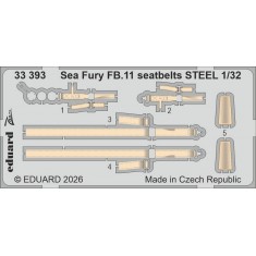 1/32 Hawker Sea Fury FB.11 Seatbelts PE Set for DBMK Kit