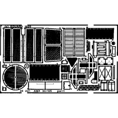 Photoetch for 1/35 AMX 30/105 for Heller kit