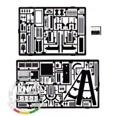 Photo-etched parts for 1/35 German Sd.Ah.116 Trailer for Tamiya kit