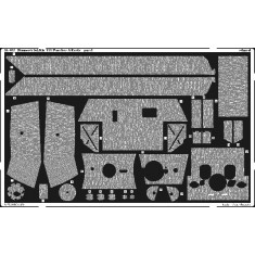 Photo-etched Zimmerit for 1/35 Panther Ausf.A early for Dragon kit