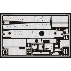 Photo-etched Zimmerit for 1/35 Tiger I for AFV Club kit