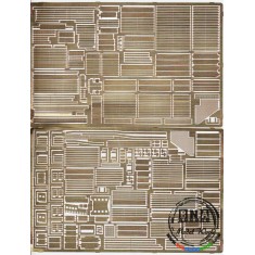 Photo-etched parts for 1/35 M1127 Stryker Slat Armour for Trumpeter kit