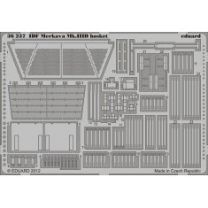 1/35 IDF Merkava Mk.IIID Photo-etched Basket for HobbyBoss kit #82441