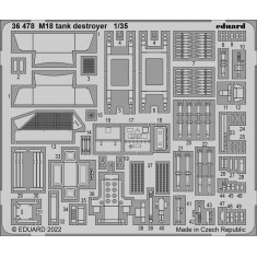 1/35 M18 Tank Destroyer Detail set for Tamiya kits