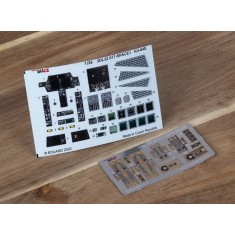 1/35 Boeing AH-64E Apache Cockpit 3D Decals & Detail Parts [Space] for Takom kits