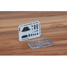 1/35 AH-1G Early Instrument Control Panels and Seatbelts for ICM kit