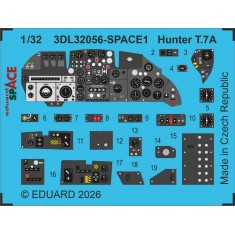 1/32 Hawker Hunter T.7A Details on 3D Decal for Revell Kit