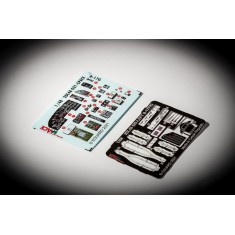 1/48 Boeing B-17G Flying Fortress Space 3D Decals & PE parts for HK Model kits
