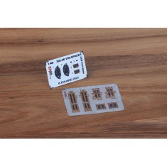 1/48 Zlin Z-526 Trener Master Interior Details (3D decal) for Eduard kits