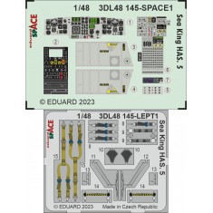 1/48 Westland Sea King HAS.5 Interior Details (3D decal) for Airfix kits