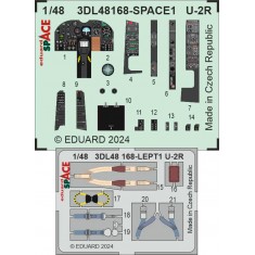 1/48 Lockheed U-2R Instrument & Control Panels, Seatbeltsfor HobbyBoss kits