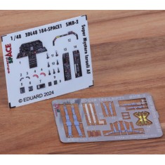 1/48 Dassault SMB-2 Super Mystere Israeli AF Interior 3D Decal and PE parts for Special Hobby kits