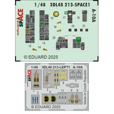 1/48 A-10A Cockpit 3D Decal and PE parts for Great Wall Hobby kits