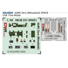 1/48 A6M5 Zero (Mitsubishi) Instrument Control Panels and Seatbelts for Fine Molds kits