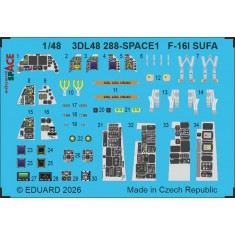 1/48 F-16I SUFA Details on 3D Decal for Kinetic kit