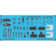 1/48 AH-1Z Viper Details on 3D Decal for Hobby 2000 kit