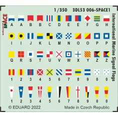 1/350 International Marine Signal Flags Decals