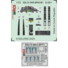 1/72 Grumman E-2C+ Hawkeye Panels 3D Decal and PE Seatbelts for Heller kits